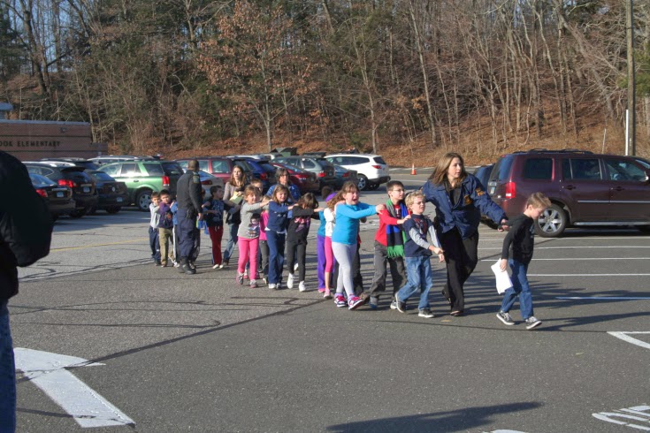 Sandy Hook Elementary Evacuation